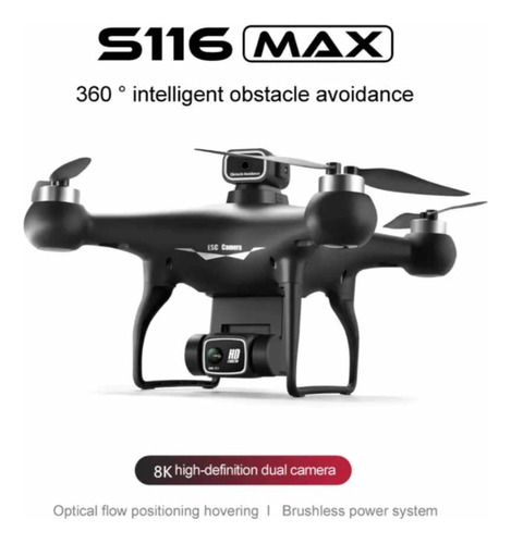 Dron De Vigilancia Camara Ajustable 8k 360° Control Celular