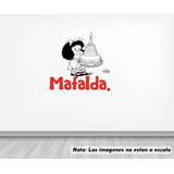 Vinil Sticker Pared 150cm Mafalda Pastel Cumpleaños 39
