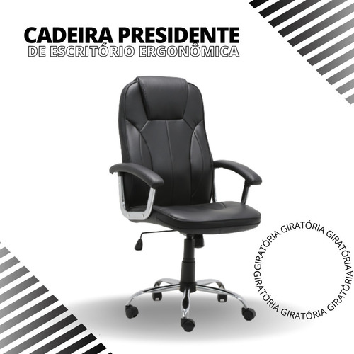 Cadeira Presidente De Escritório -  Ergonômica - 9313h