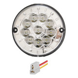 Kit Lanterna Led Traseira Luz De Ré Onibus 125mm - 12v/24v