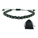 Pulsera Para Hombre Hematita Piedras Naturales 100 %