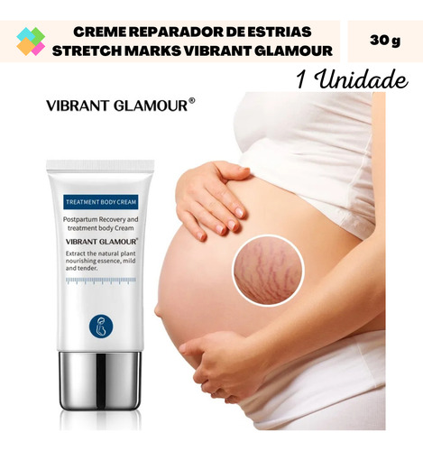 1 Stretch Marks Cream Para Estrias Pós Parto Reparação Pele