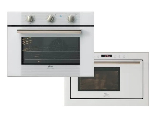 Conjunto Fischer De Embutir Forno 50l + Microondas 25l