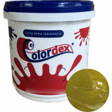 Tinta Metalcolor Ouro 900ml Colordex Serigrafia..