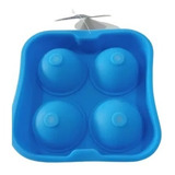 Forma Silicone 4 Gelo Bola Grande Bar Esferas Whisky Bebida