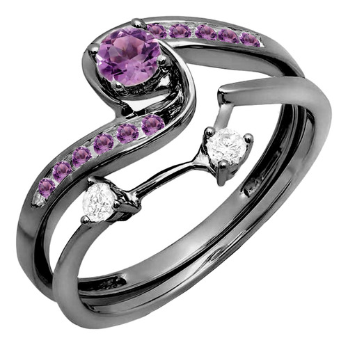 Dazzlingrock Collection Anillo De Compromiso Nupcial Chapad.