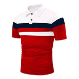 Camiseta Plus Big Para Hombre, Blusas De Golf De Manga Corta