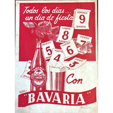 Cerveza Bavaria Antiguo Aviso Publicitario De 1947