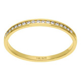 Churumbela De Oro Amarillo 14k Con 10pts De Diamante