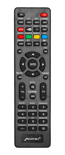 Control Remoto Universal Para Smart Tv Slim Mrc-uni13