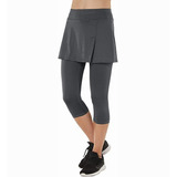 Leggings Capri Para Mujer Con Faldapara Entrenamiento Skapri