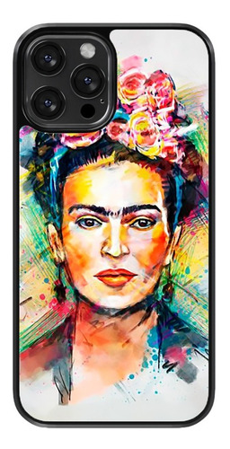 Funda Para Celular Frida Kahlo Moda Arte Flores Colores