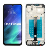 Pantalla Lcd Para Motorola One Fusion Con Marco Xt2073-2 Oem