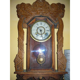 Reloj Antiguo A Pendulo New Haven Clock Co Electro  Deco