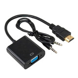 Adaptador Hdmi A Vga Conversor Video Hd Y Audio