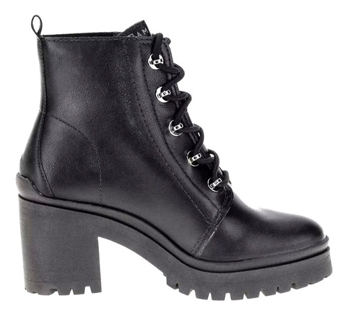 Bota Feminina Ramarim 23-50122 Coturno Salto Bloco Tratorado