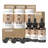 Kit De Crecimiento De Barba Crafted - El Mejor Kit De