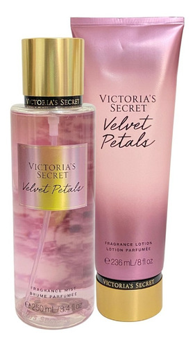 Set 2 Piezas Victoria's Secret Crema Y Body Velvet Petals