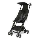 Carriola De Paseo Gb Gold Pockit Air Air Satin Black Con Chasis Color Negro