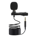 Microfone De Lapela P2 3,5mm Profissional Gravação Câmera Pc