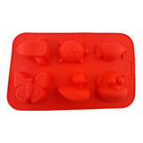 Molde Silicon Varios Animalitos Para Cupcakes Jabones Velas