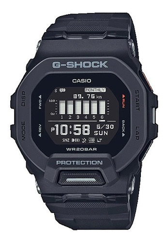 Reloj Casio G Shock Gbd-200-1d Negro G-squad Watchcenter