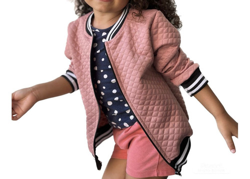 Casaco Blazer Blusa De Frio Infantil Bomber Feminina Meninas