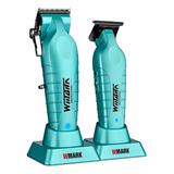 Kit 2 Maquina Ng 133 Corte Ng 317 Acabamento Wmark Azul Cor Azul-celeste 110v/220v