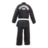 Dobok Kimono Taekwondo Brim Leve Preto - Infantil - Sung Ja
