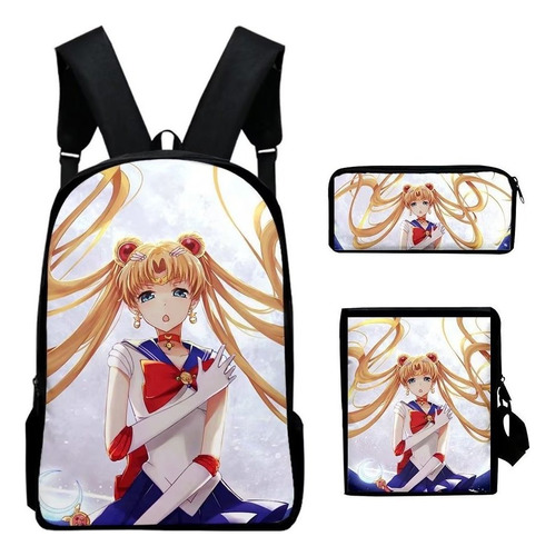 Popular Sailor Moon Mochila Bandolera Juego De 3 Piezas