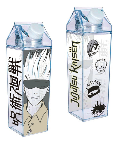 Botella De Agua Carton Leche Satoru Jujutsu Kaisen Anime