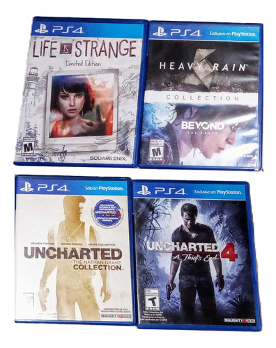 Juegos Ps4 Uncharted Life Is Strange The Heavy Rain & Beyond