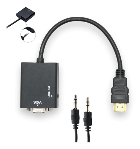 Cabo Conversor Adaptador Hdmi P/ Vga Full Hd Lenovo Thinkpad