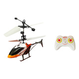 Mini Helicóptero Com Controle Remoto Sensor Brinquedo Voa