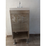 Mueble Para Baño De Piso, Con Loza 