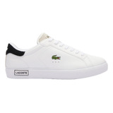 Tenis Lacoste Powercourt Color Block  Blanco/negro Hombre B