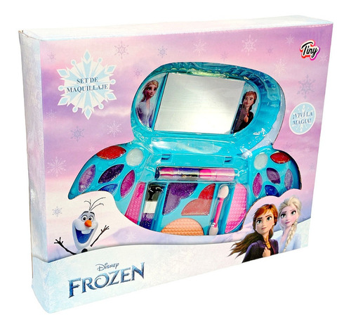 Set De Maquillaje Frozen Make Up Espejo Maquillaje Y Labial