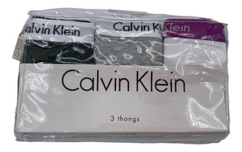 Tripack Colaless/calzones Calvin Klein Para Dama Originales