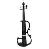 Violino 4/4 Elétrico Zion Silent Preto Ajustado - Seminovo