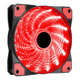 Cooler Fan Led Vermelho 120mm 12cm Gabinete Gamer Ventoinha