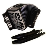 Acordeon Hohner Compadre Sol Negro Con Funda