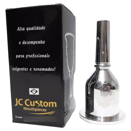 Bocal Tuba Jc Custom Harmonic 33 Personalizado Bombardao