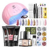 Modelones Poly Nail Gel Kit - Nail Extension Decoration Kit