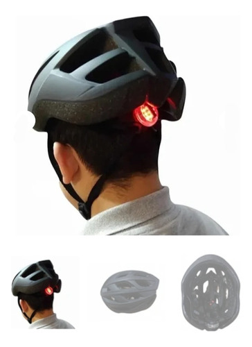 Casco Para Bicicleta Deporte Ajustable 54- 61cm Luzdiamante 