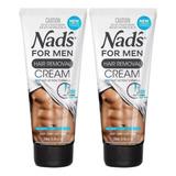 Nads For Men Crema Depiladora Hombres 2 Pack C/u 200ml