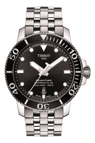 Tissot Seastar - Reloj Casual De Acero Inoxidable 660/ Para.