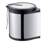 Porta Residuos Tacho Red. Starax Extraíble 10 Lts-acero Inox