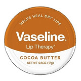 Balsamo Labial Vaseline Lip Therapy 100% Original Lata Cocoa