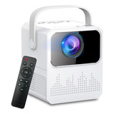 Proyector Qigo Qg-pj-t2mini 6000lm Blanco 110v/240v Proyectores Portátil Profesional Android Wifi Bluetooth Hd