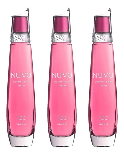 Vodka Nuvo L'esprit Espumante Frances 700ml Pack X3